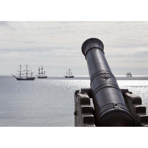 Russian Cannon from Sevastopol on display in Dun Laoghaire